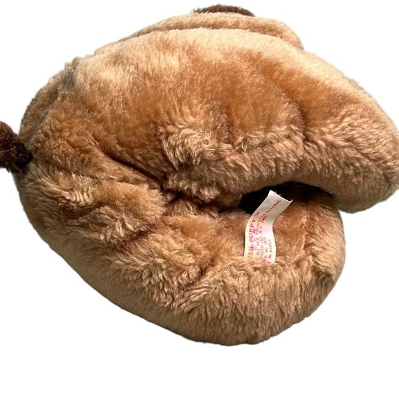 Vintage 1986 Hush Puppy Raffoler Dog Plush Stuffed Animal Brown Wrinkles 8" - Picture 7 of 9